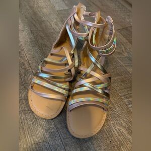 Cat & Jack Girls Strappy Gladiator Sandals Size 13c